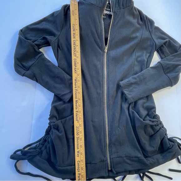 Inkspoon Bamboo Black Bustle Hoodie, Long Sleeves, adjustable drawstrings, XXL - Picture 4 of 8